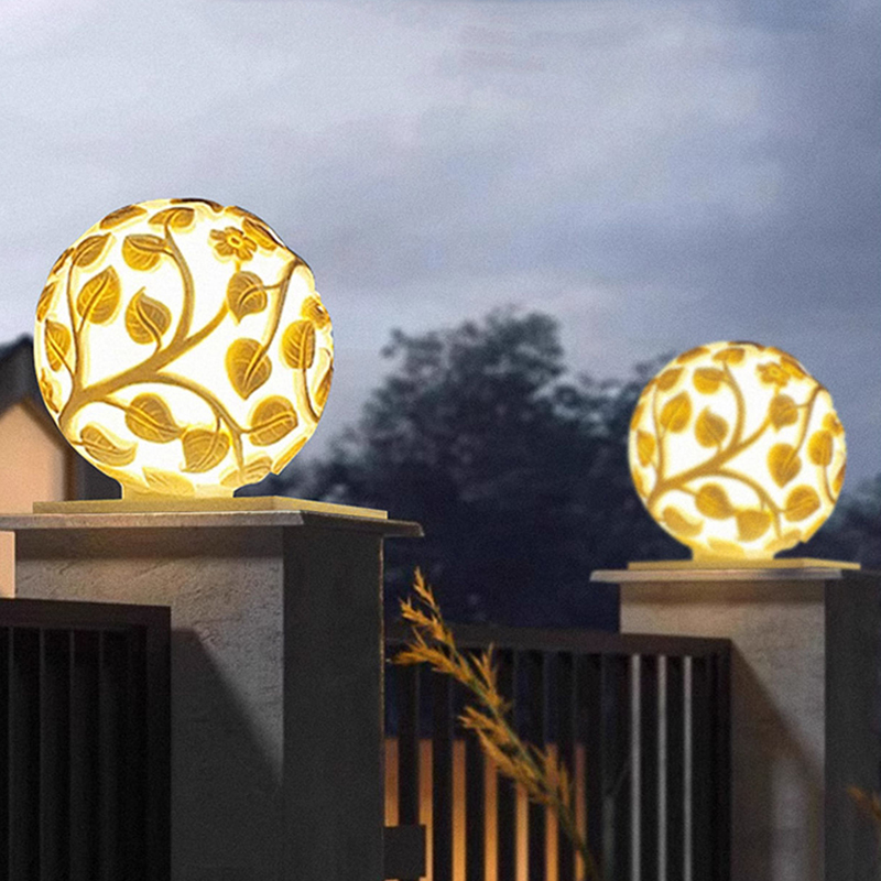 Luces de columna para exterior - Outdoor Lighting And Decor reseña y precio