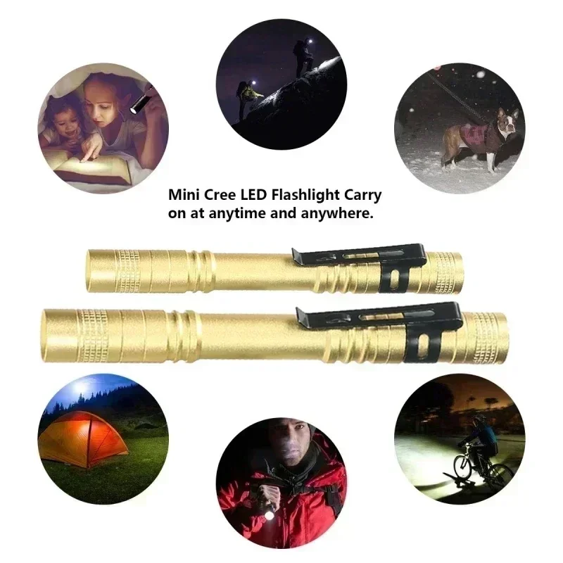 Mini linterna LED portátil con - Outdoor Lighting Types reseña y precio