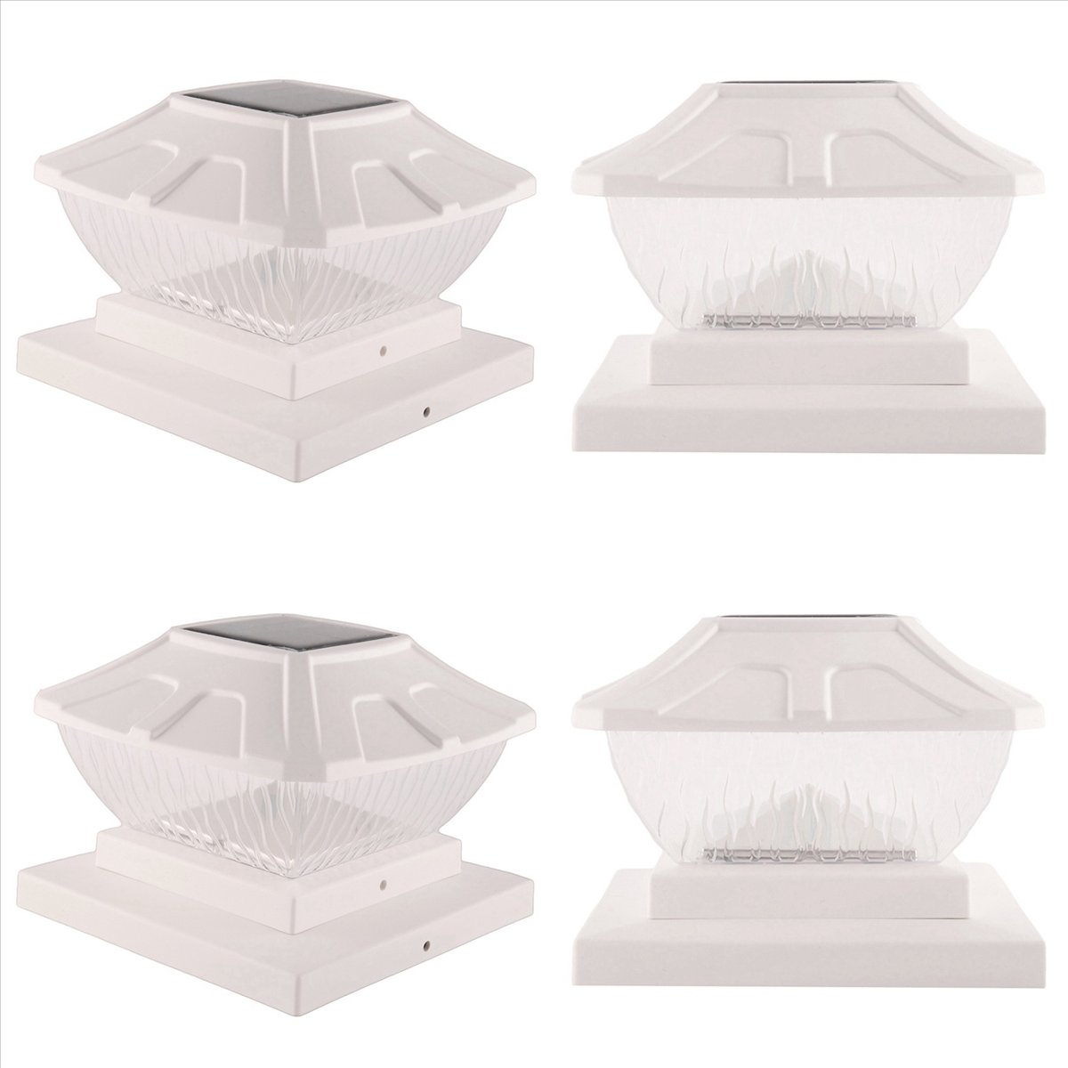* Luces de tapa de poste solar - Outdoor Lighting Unit reseña y precio