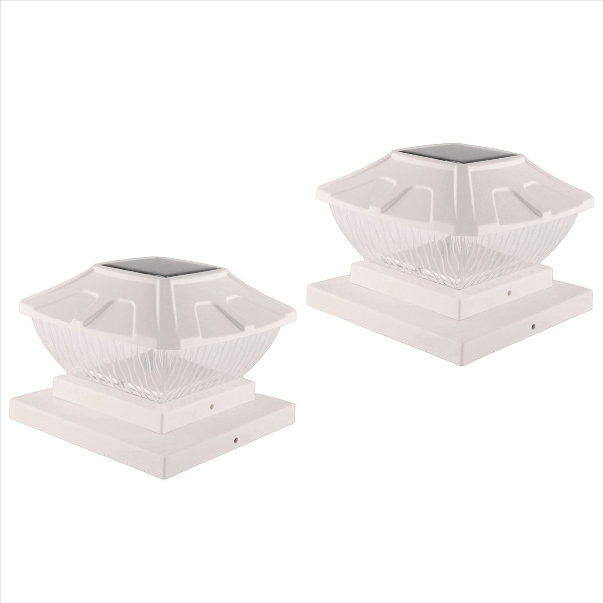 * Luces de tapa de poste solar - Outdoor Lighting Unit reseña y precio