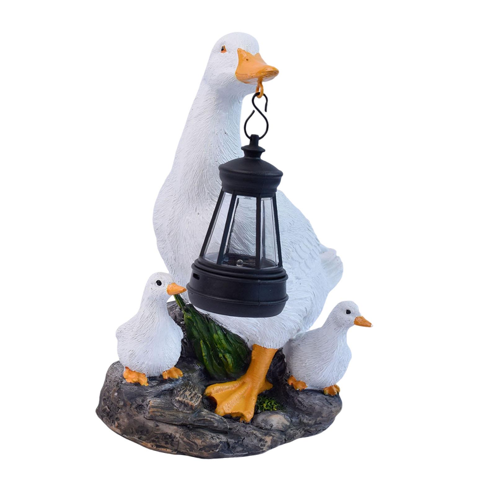 Figura Decorativa de Pato Blan - Outdoor Lighting Accent reseña y precio