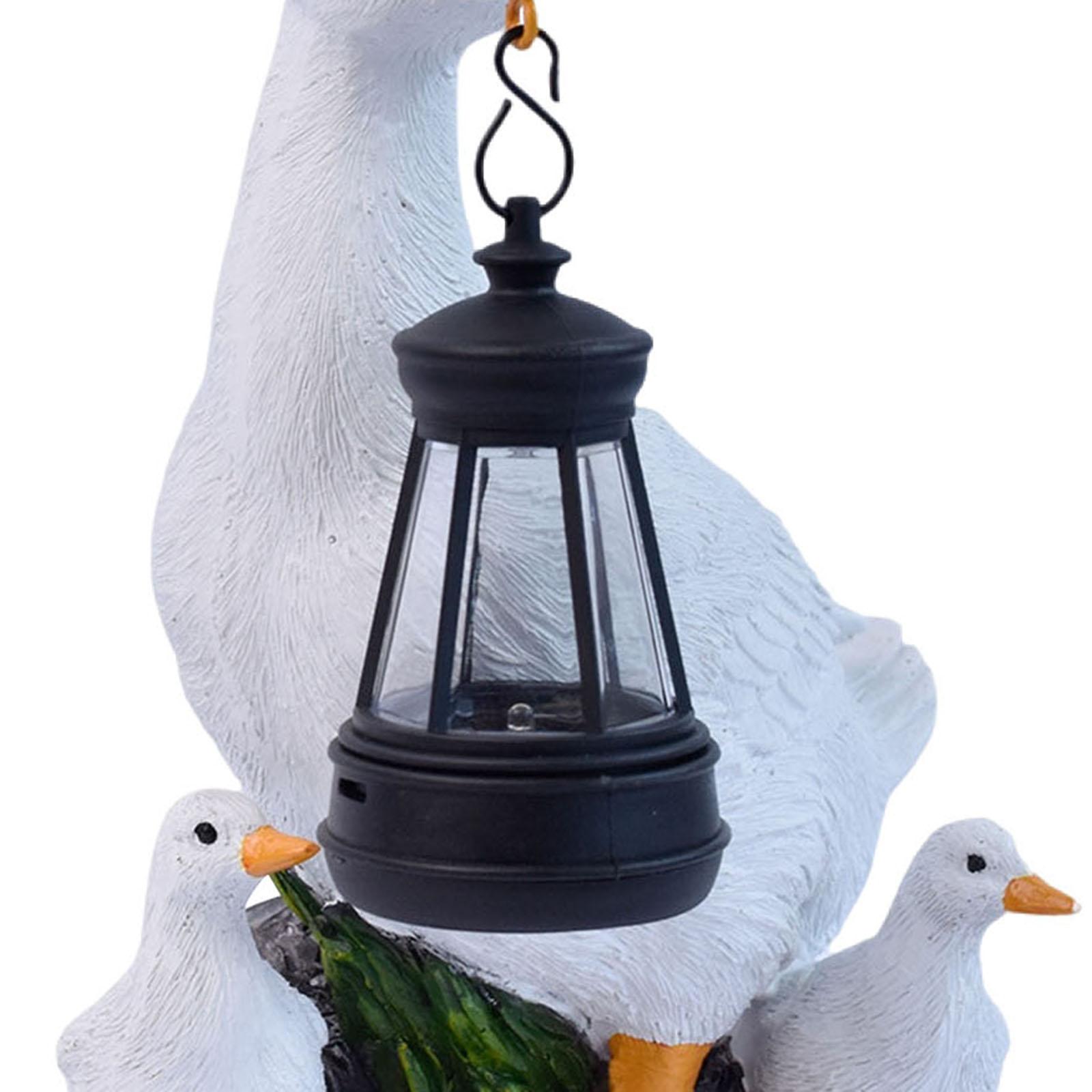 Figura Decorativa de Pato Blan - Outdoor Lighting Accent reseña y precio