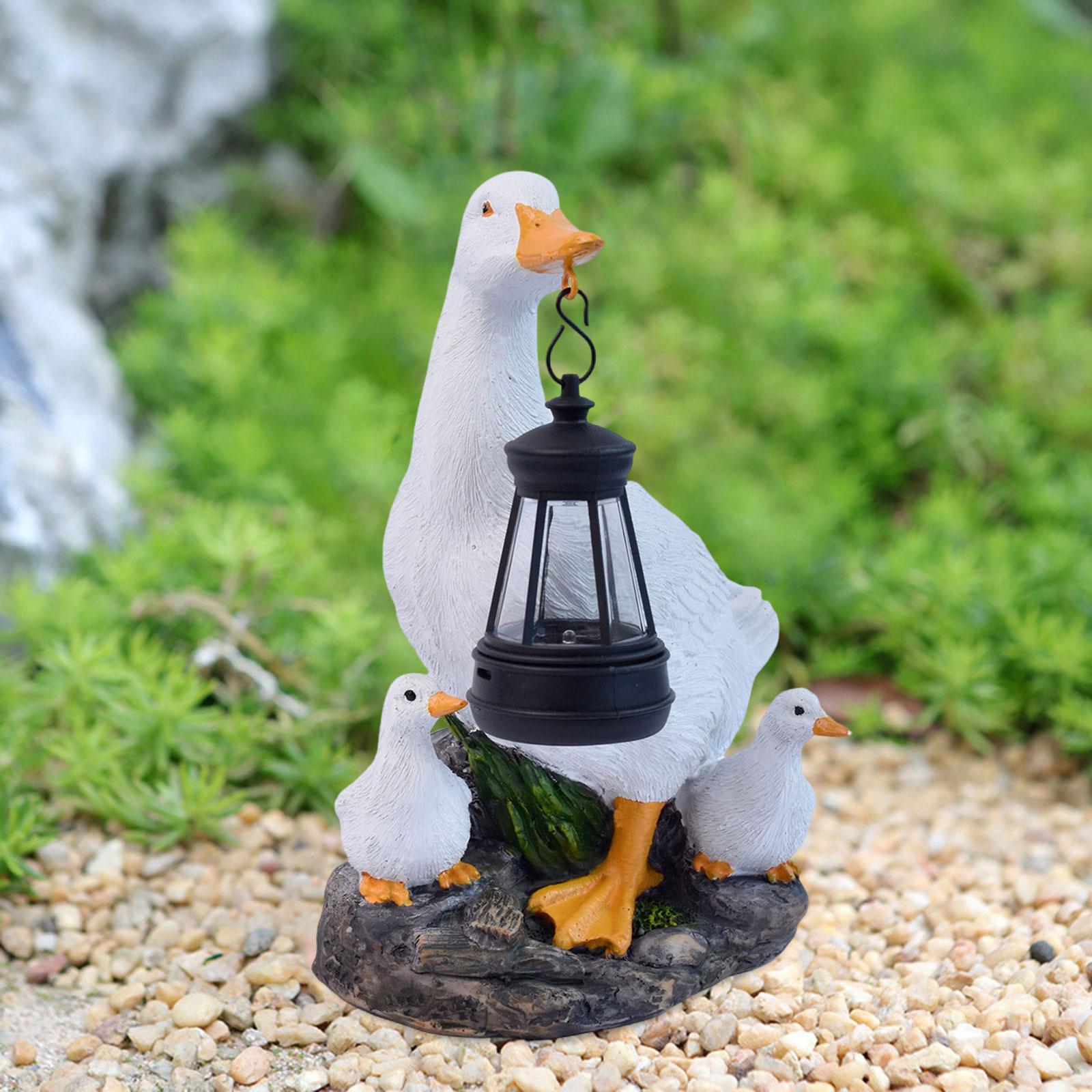 Figura Decorativa de Pato Blan - Outdoor Lighting Accent reseña y precio