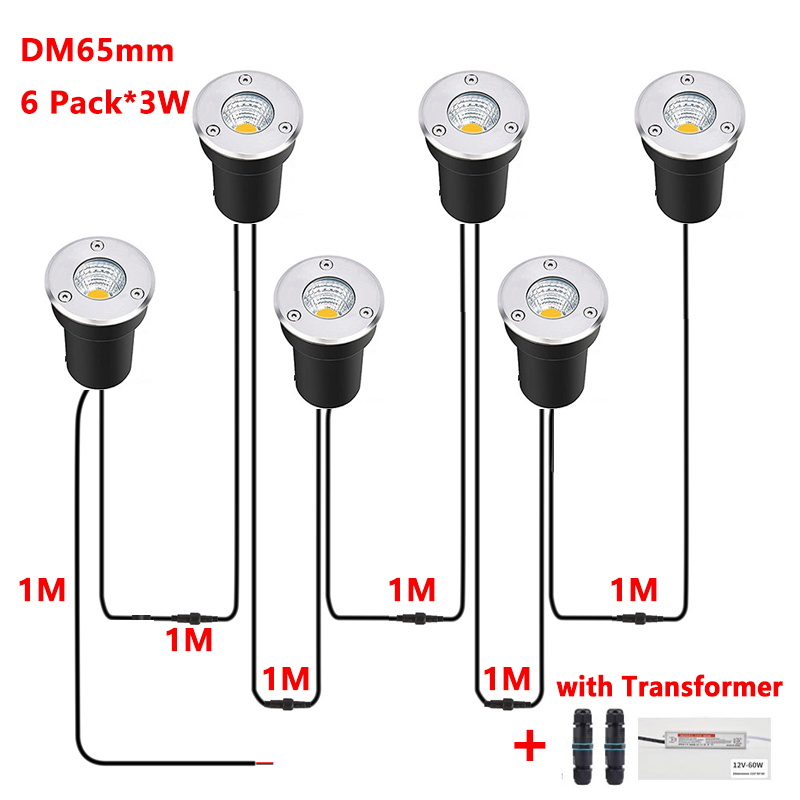 Luz LED enterrada impermeable  - Ground Light Recessed reseña y precio