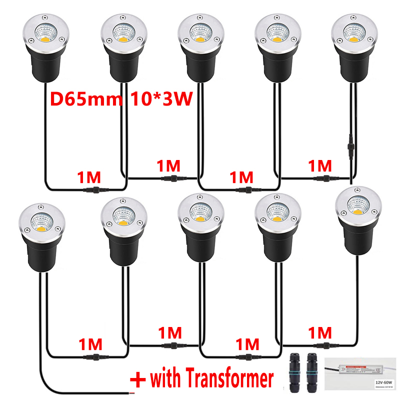 Luz LED enterrada impermeable  - Ground Light Recessed reseña y precio