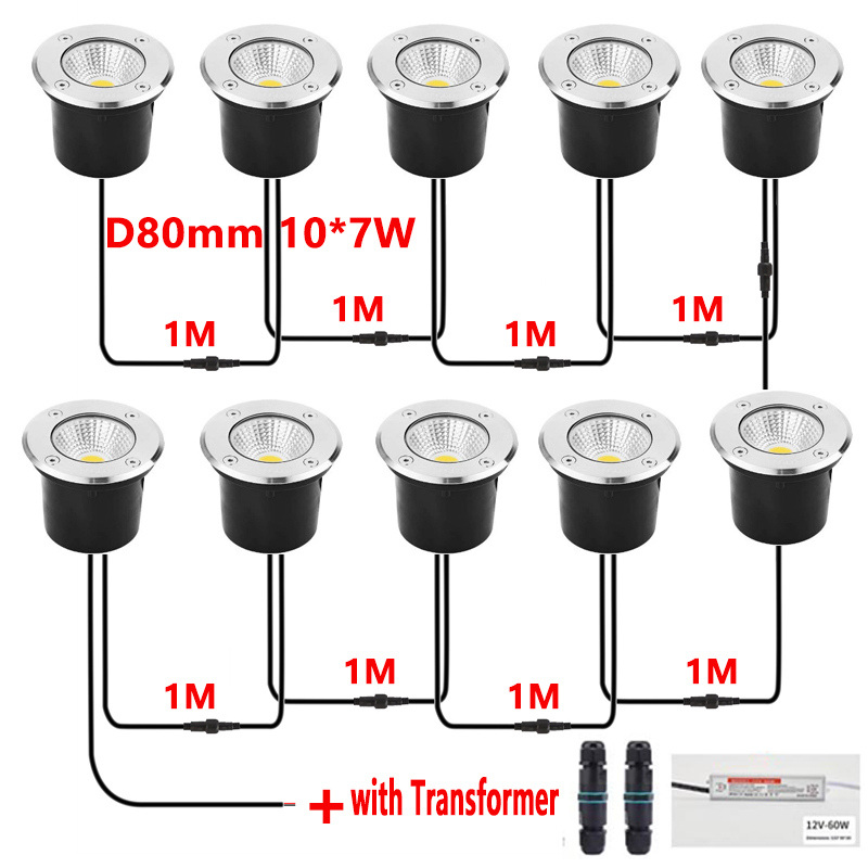 Luz LED enterrada impermeable  - Ground Light Recessed reseña y precio