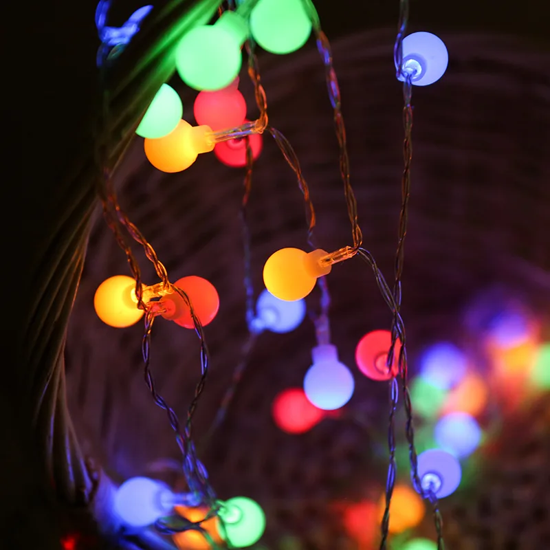 Guirnalda de luces LED con bol - Outdoor Lighting Ideas For Party reseña y precio