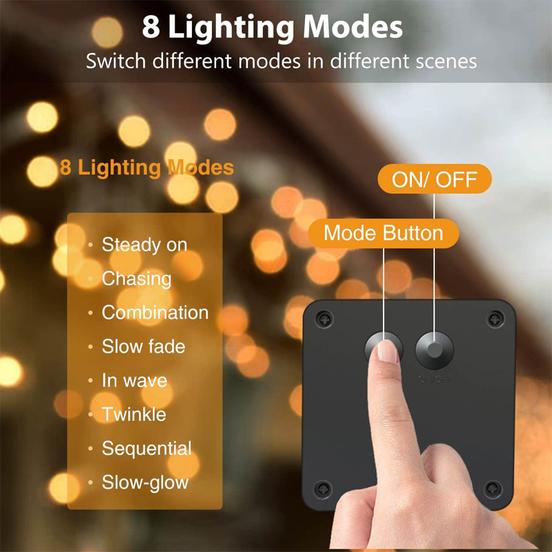 Guirnalda de luces LED solares - Outdoor Lighting Driveway reseña y precio