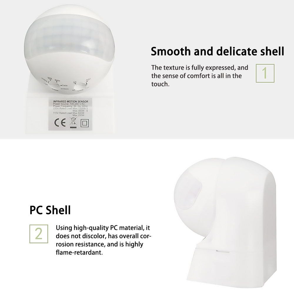 Interruptor de Sensor PIR 220V - Outdoor Lighting With Motion Sensor reseña y precio