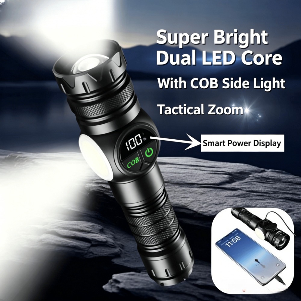 Linterna LED de luz blanca con - Outdoor Lighting Types reseña y precio