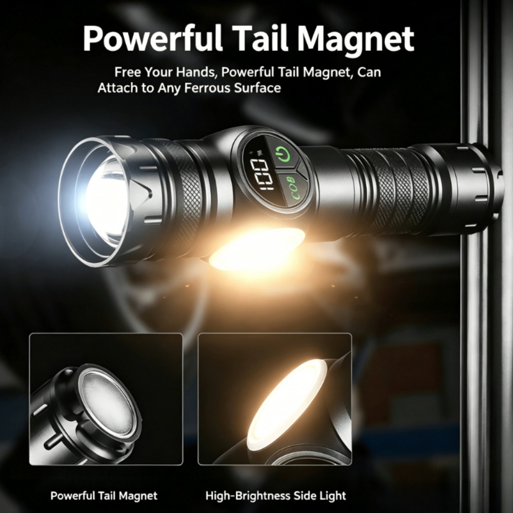 Linterna LED de luz blanca con - Outdoor Lighting Types reseña y precio