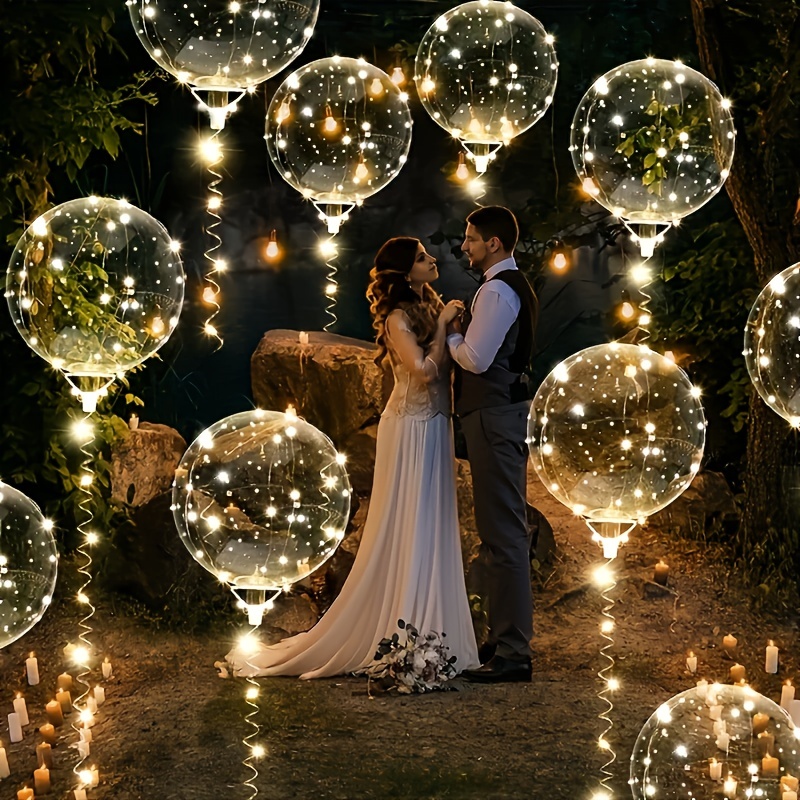 Juego de 20 globos Bobo con lu - Outdoor Lighting Ideas For Party reseña y precio