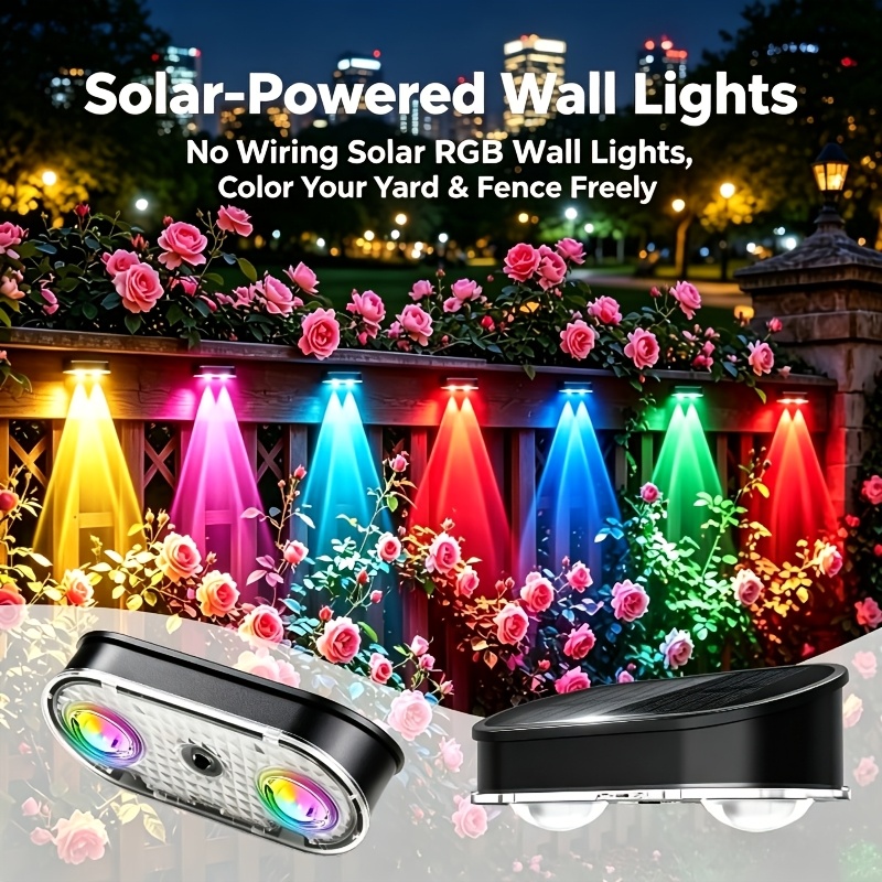 Luz solar RGB para valla IP44, - Dusk To Dawn Bulb reseña y precio