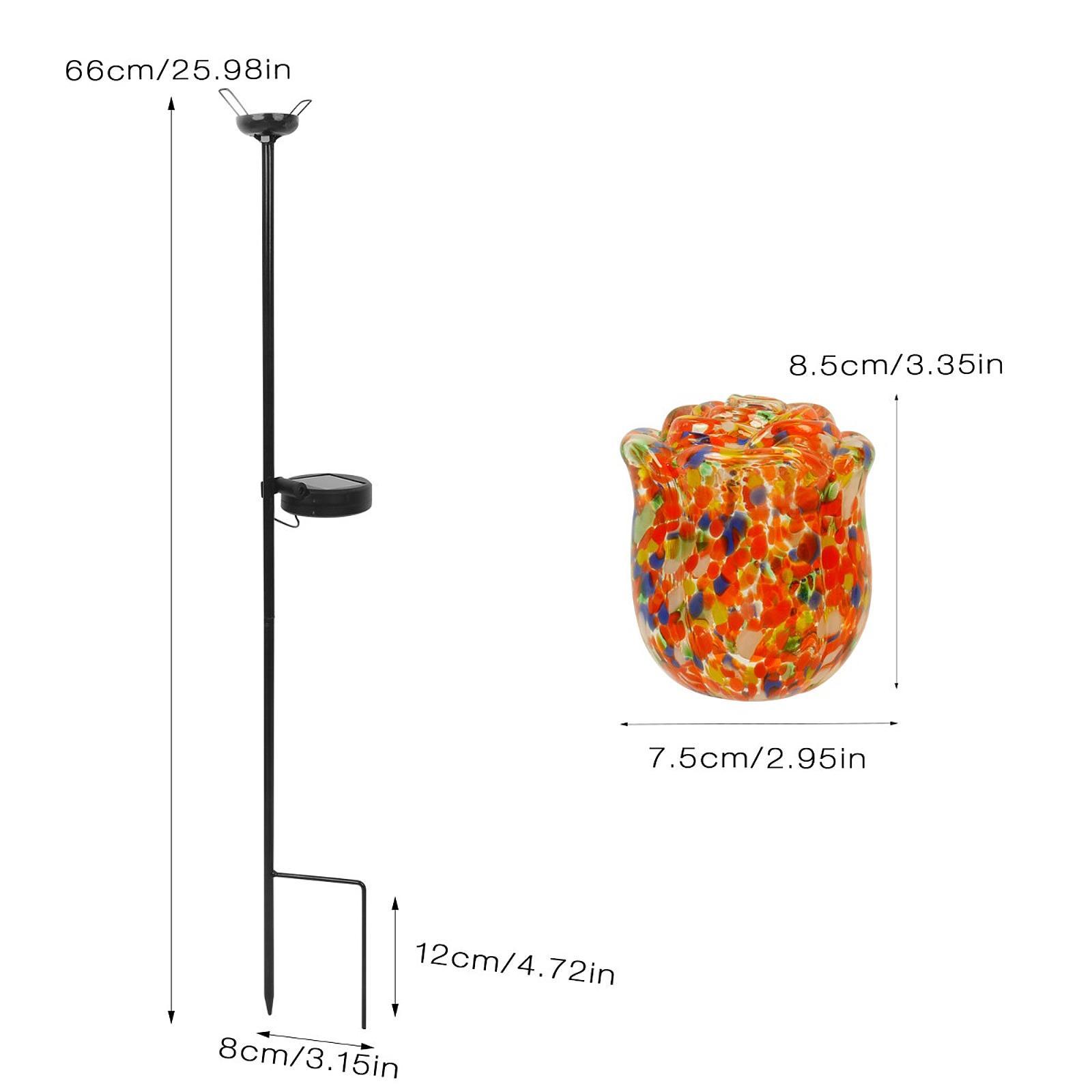 Lámpara Solar de Rosas para Ex - Outdoor Lighting Accent reseña y precio
