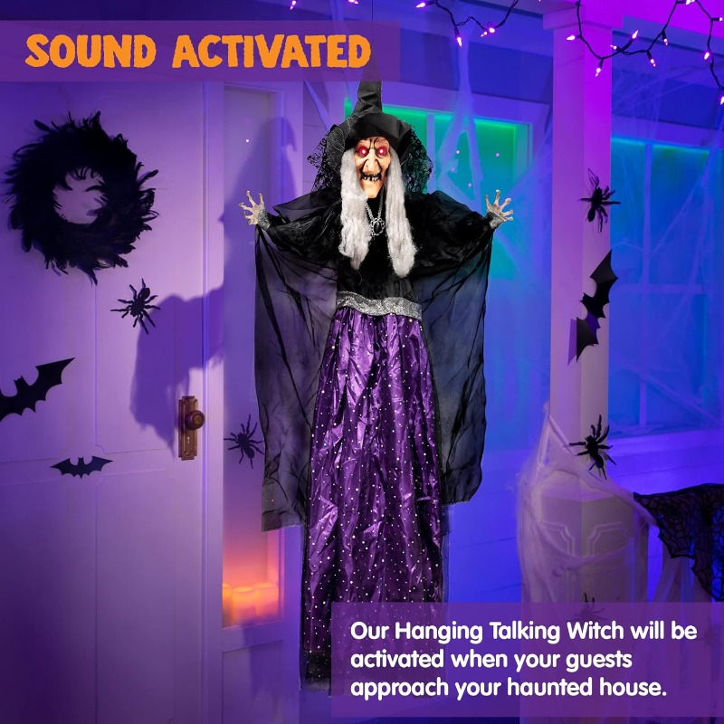 Decoración Animada de Bruja de - Outdoor Lighting Ideas For Party reseña y precio