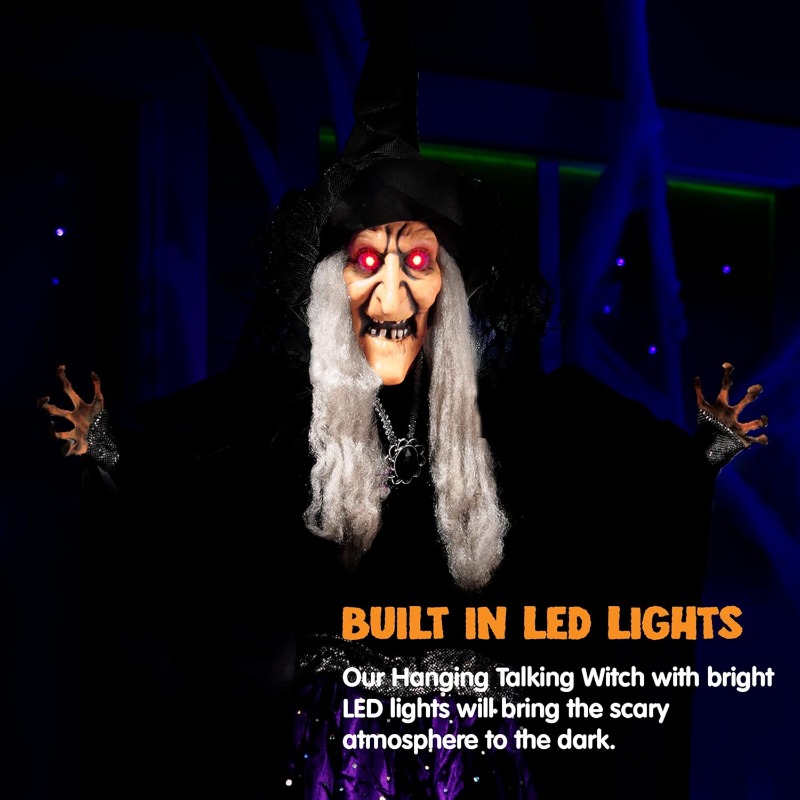 Decoración Animada de Bruja de - Outdoor Lighting Ideas For Party reseña y precio