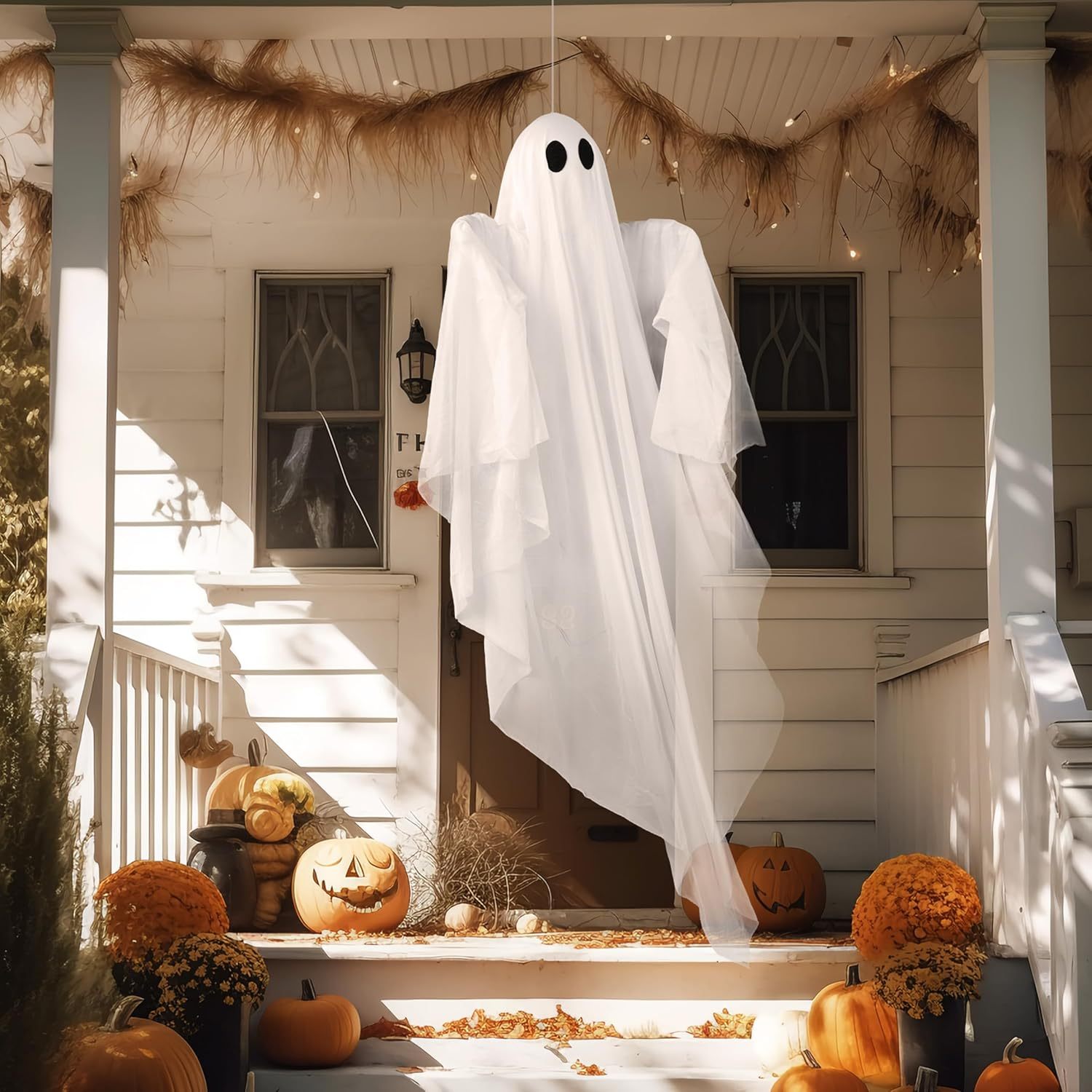 Fantasma colgante de Halloween - Outdoor Lighting Ideas For Party reseña y precio