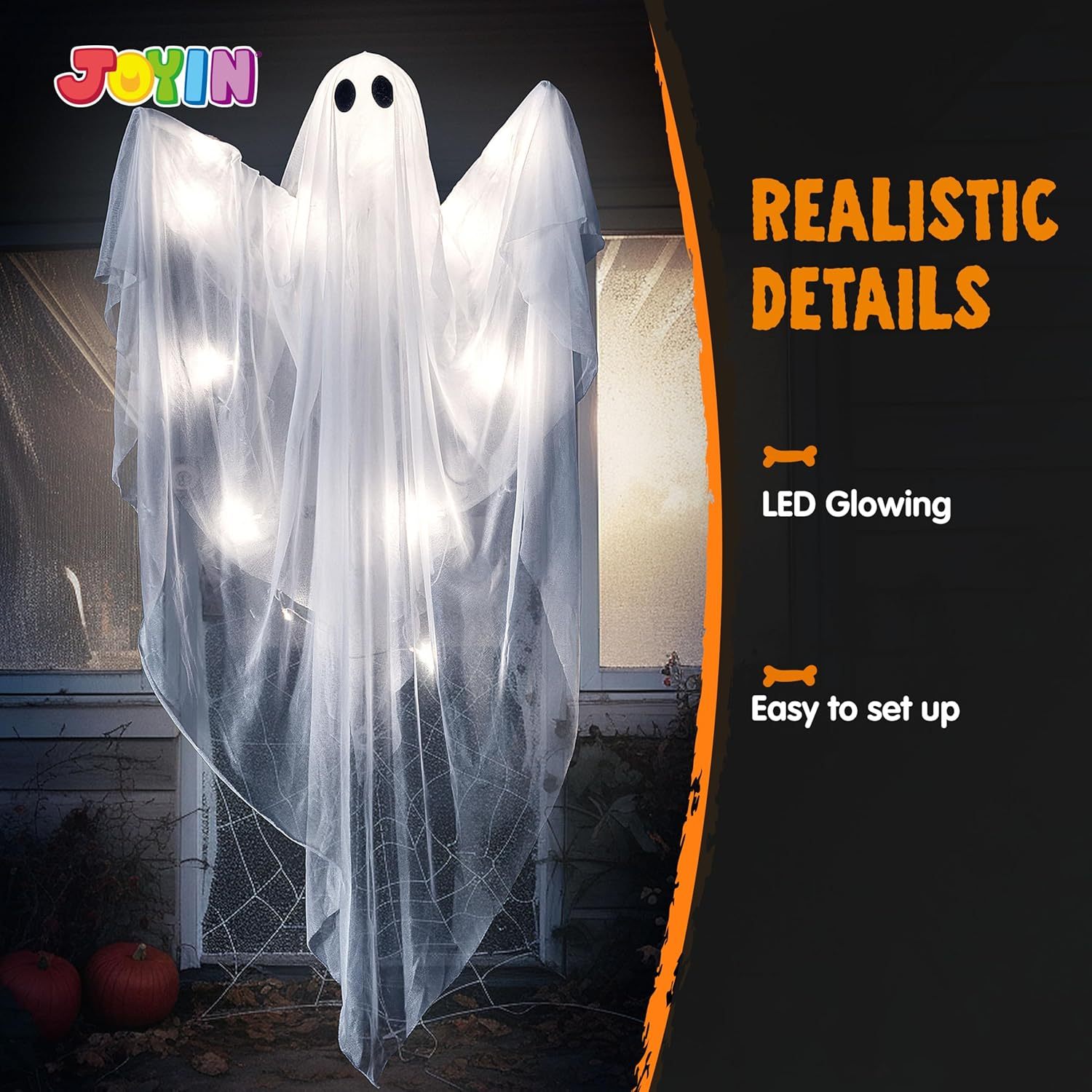 Fantasma colgante de Halloween - Outdoor Lighting Ideas For Party reseña y precio