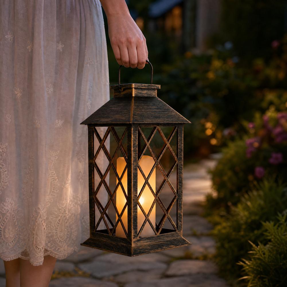 Linterna Solar Retro, Lámpara  - Outdoor Lighting And Decor reseña y precio