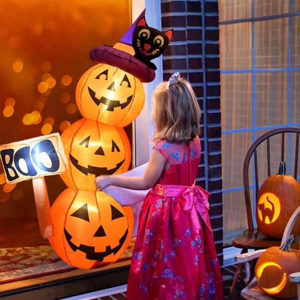 Modelo inflable de calabaza pa - Outdoor Lighting Ideas For Party reseña y precio