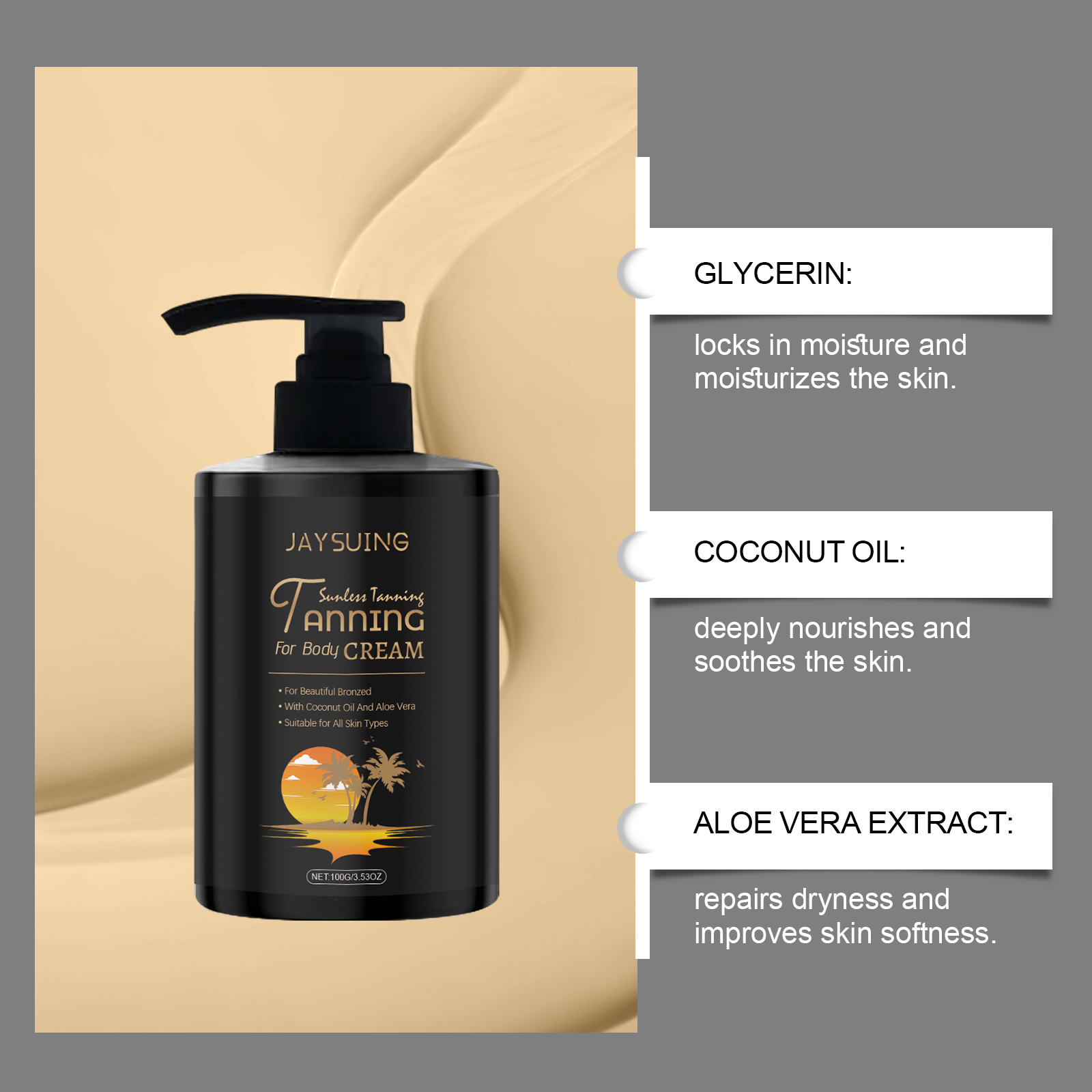 Loción bronceadora para cara y - Outdoor Lighting Unit reseña y precio