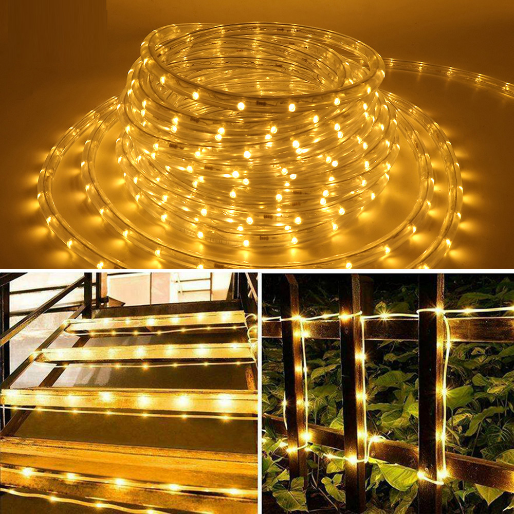 Cuerda de tubo de arcoíris de  - Outdoor Lighting Youtube reseña y precio