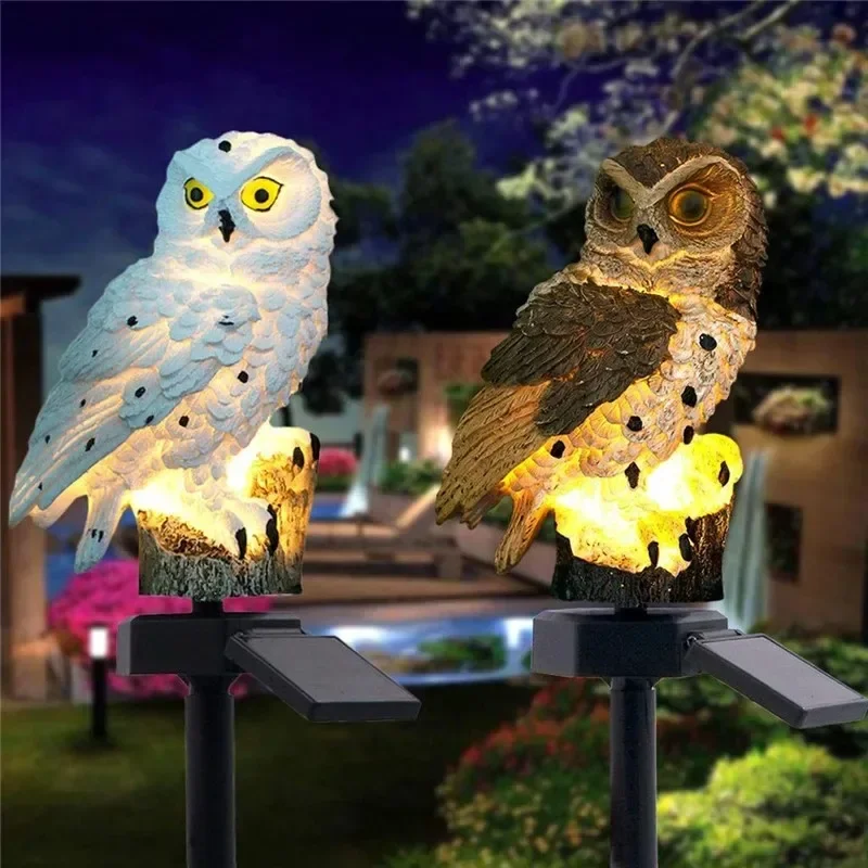 Lámpara Solar con Forma de Búh - Outdoor Lighting Types reseña y precio