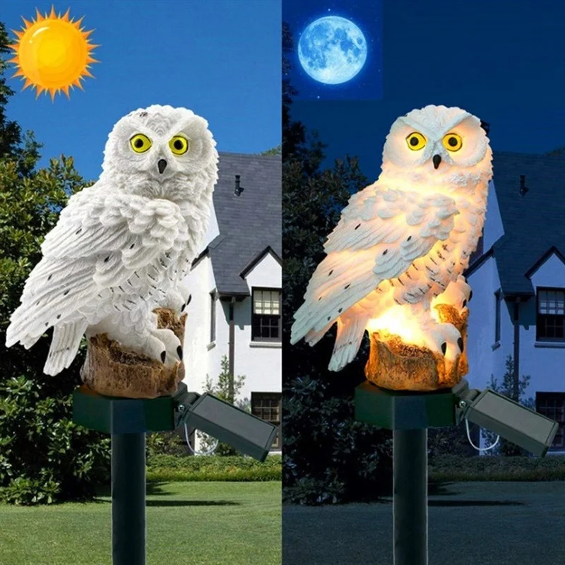 Lámpara Solar con Forma de Búh - Outdoor Lighting Types reseña y precio