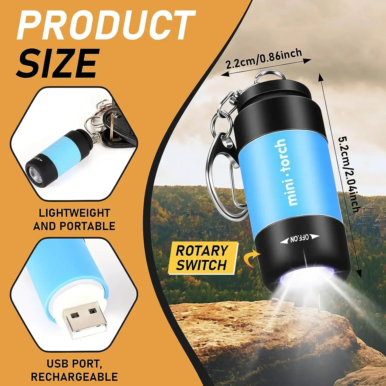 Linterna LED con carga USB, li - Outdoor Lighting Ideas For Party reseña y precio