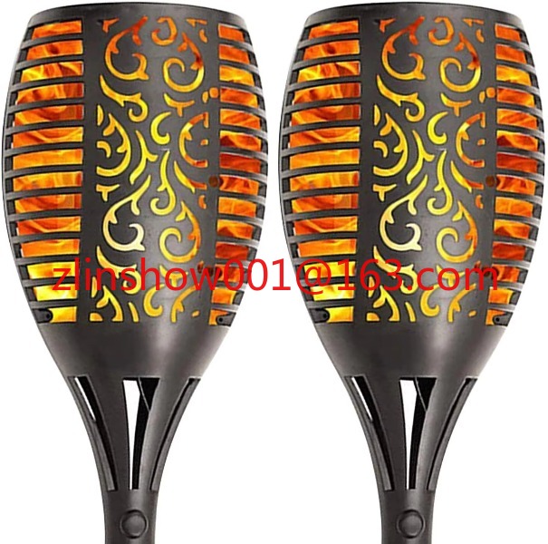 96led decoración de jardín al  - Fire Torch Solar reseña y precio