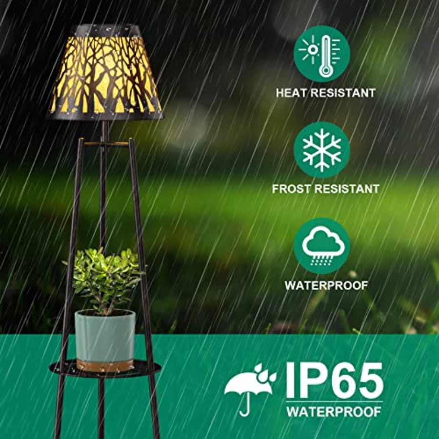 Paquete de 2 Lámparas Solares  - Outdoor Lighting And Decor reseña y precio