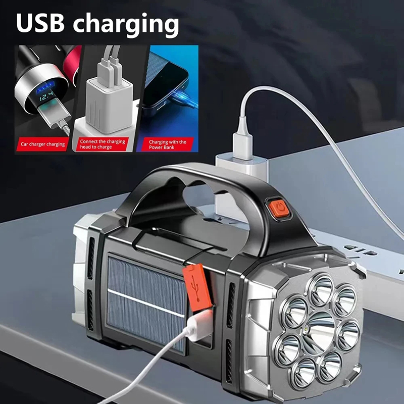 Potente linterna recargable po - Outdoor Lighting Portable reseña y precio