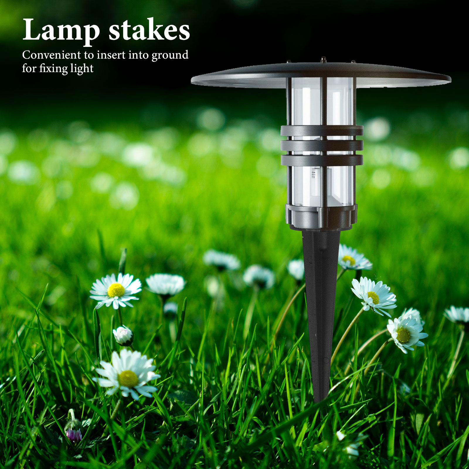 6 estacas de aluminio duradera - Outdoor Lighting Ground reseña y precio