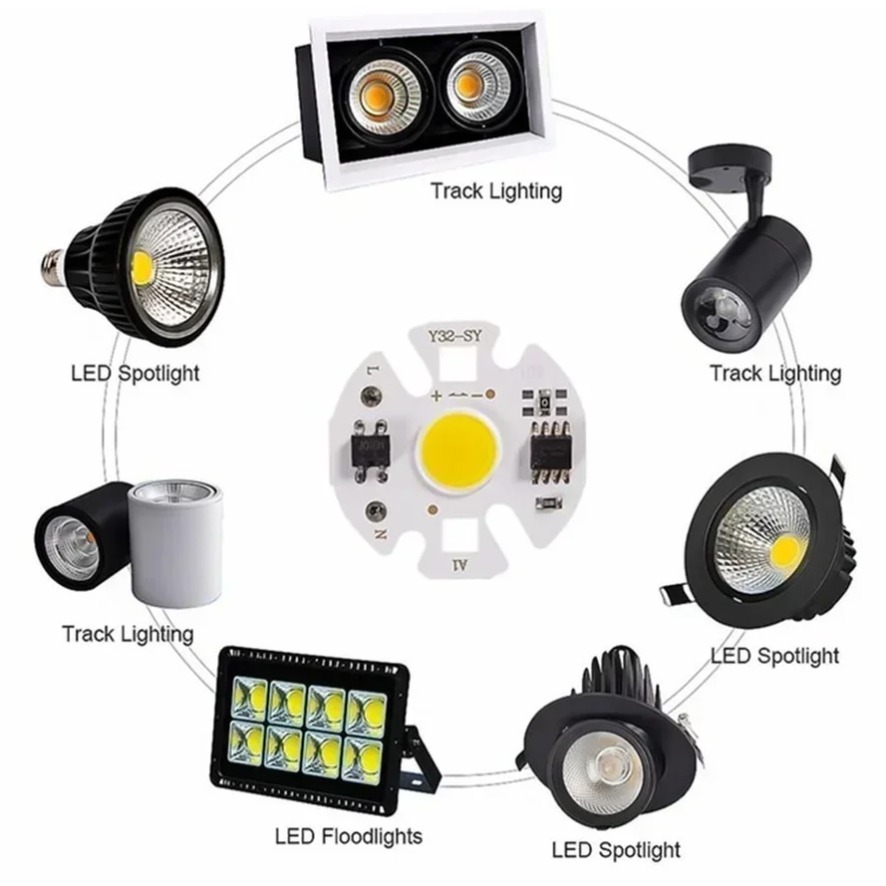 10PCS 12W Y32 Chip LED COB sin - Zumtobel Outdoor Lighting reseña y precio
