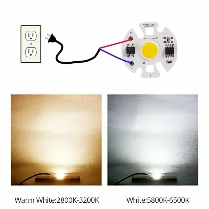 10PCS 12W Y32 Chip LED COB sin - Zumtobel Outdoor Lighting reseña y precio