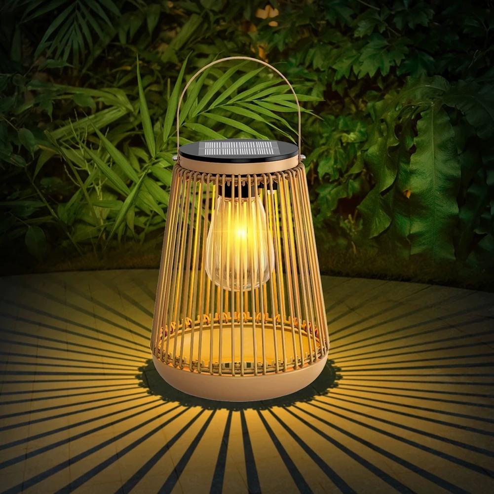Lámpara Solar de Mimbre Imperm - Outdoor Lighting And Decor reseña y precio