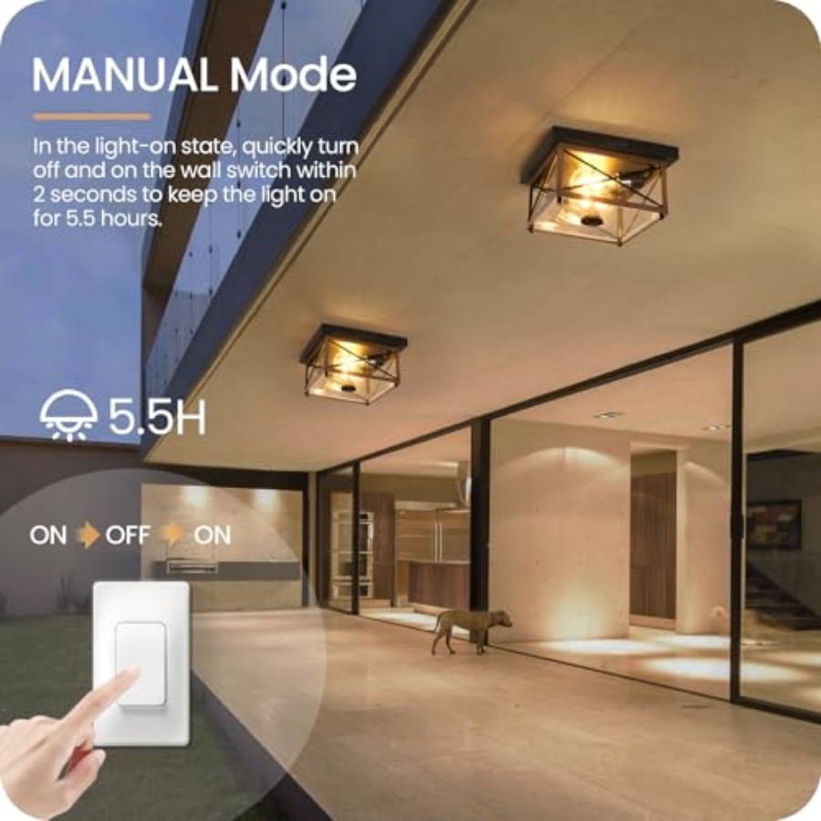 Lámpara de Techo Exterior con  - Outdoor Lighting With Motion Sensor reseña y precio