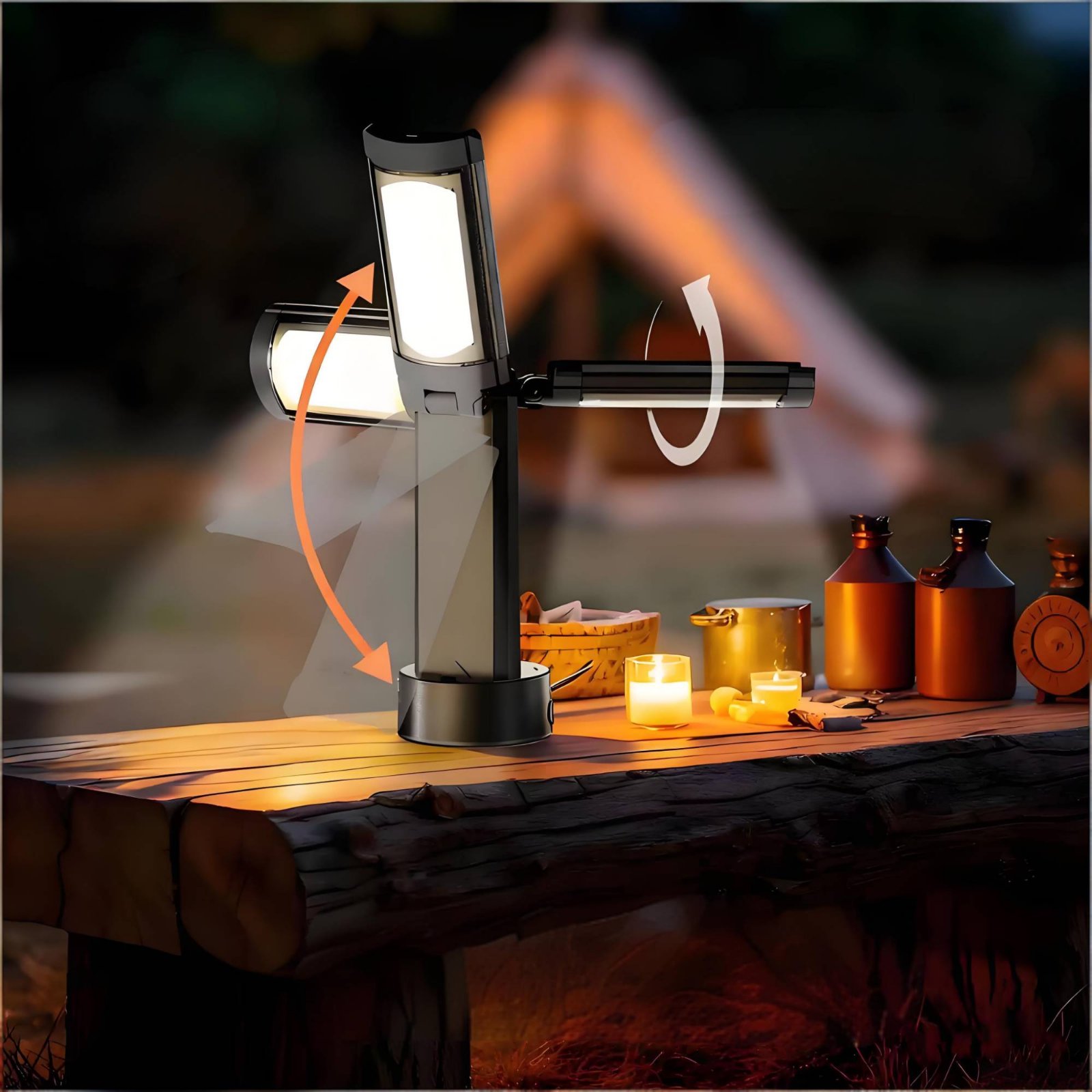 Lámpara de Camping Telescópica - Outdoor Lighting Portable reseña y precio