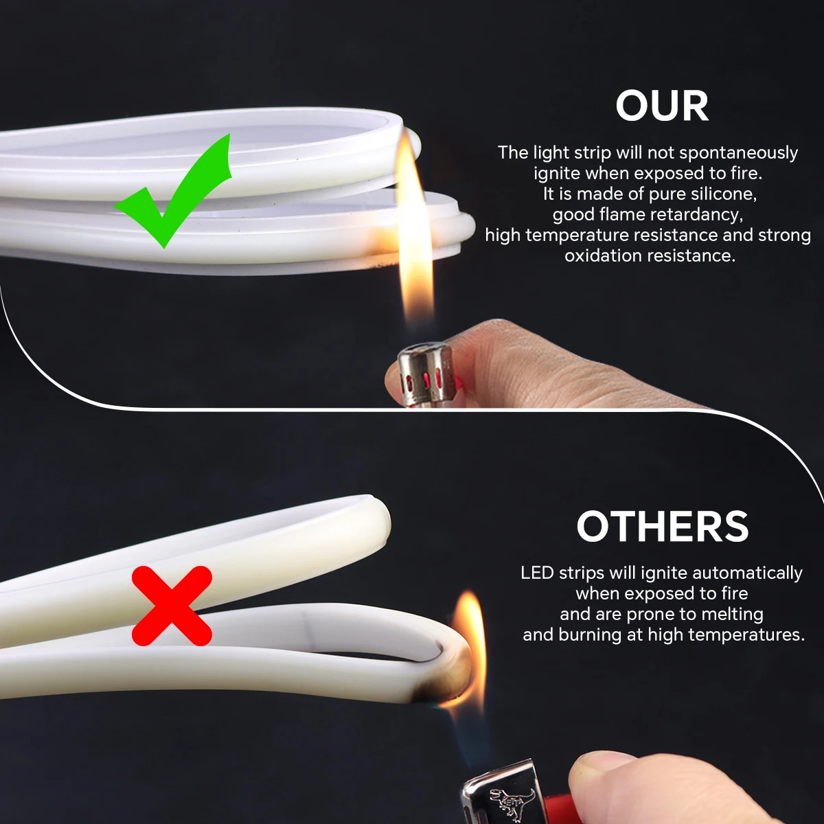 Tubo de luz de silicona Real d - Outdoor Lighting Youtube reseña y precio