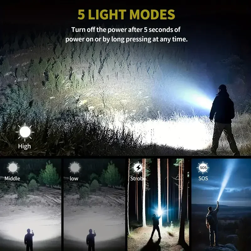 Linterna ultrapotente, lintern - Outdoor Lighting Portable reseña y precio