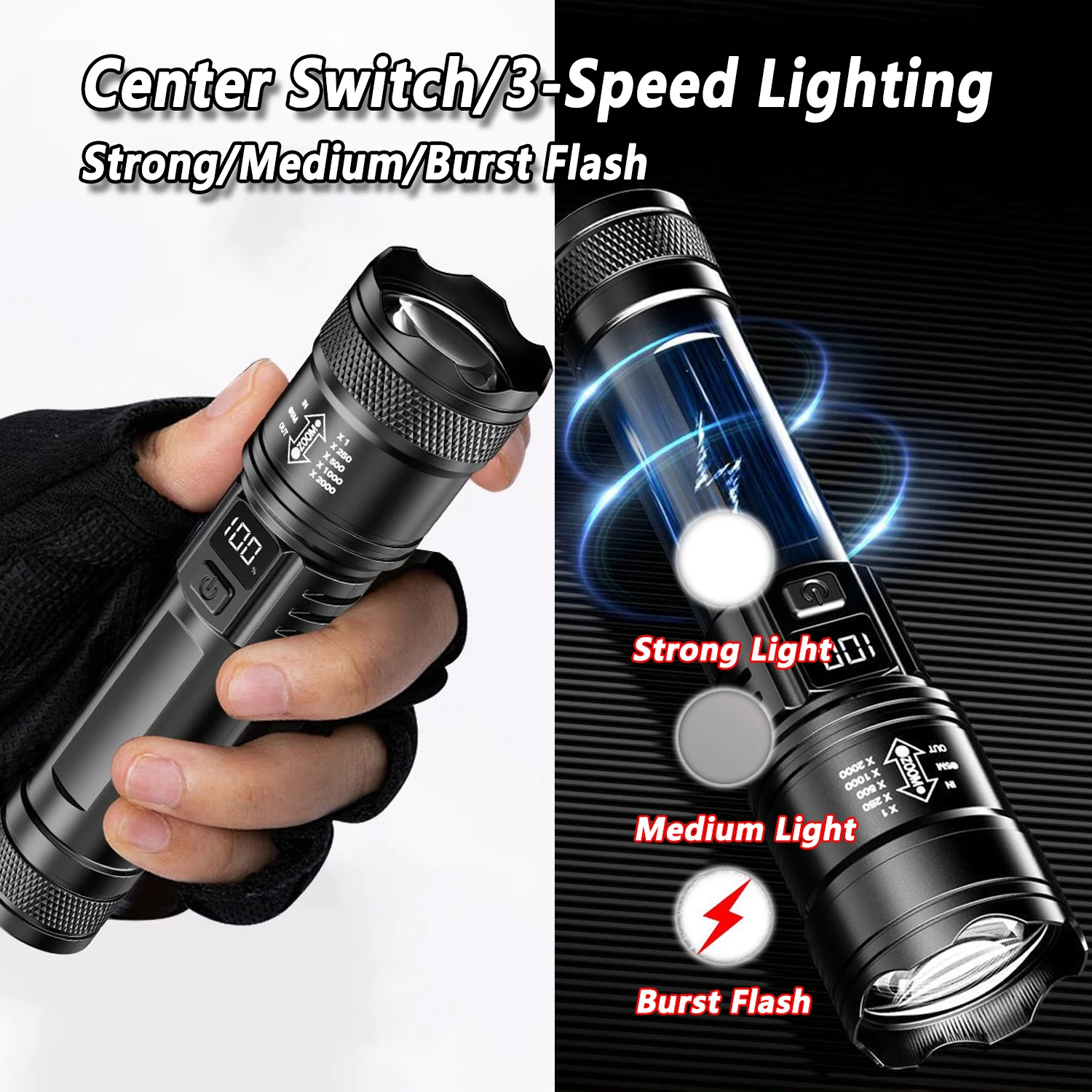 Linterna LED ultrabrillante, l - Outdoor Lighting House reseña y precio