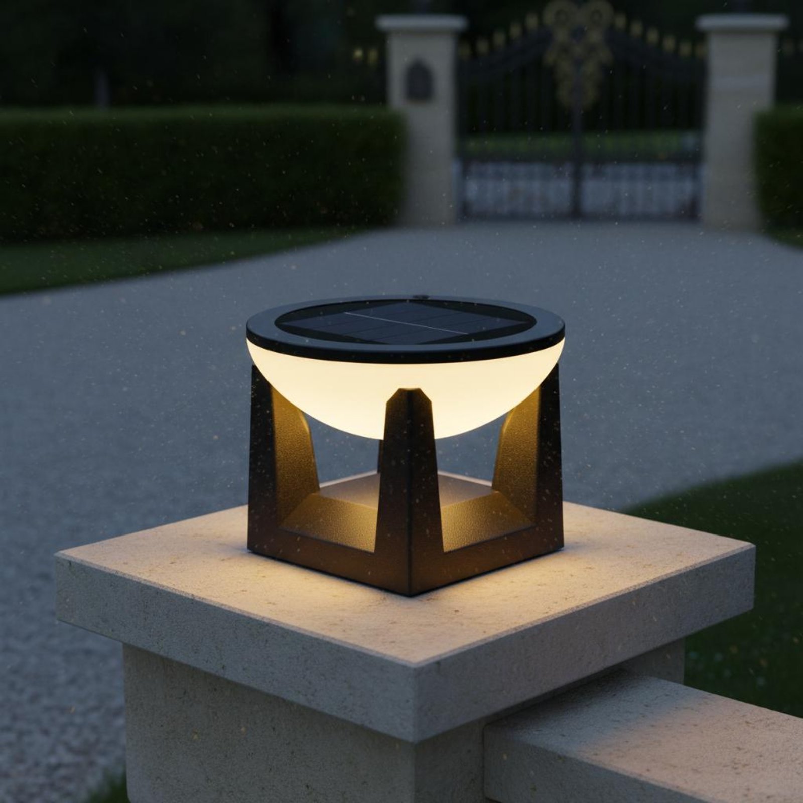 Lámpara Solar para Poste, Fáci - Outdoor Lighting Traditional reseña y precio
