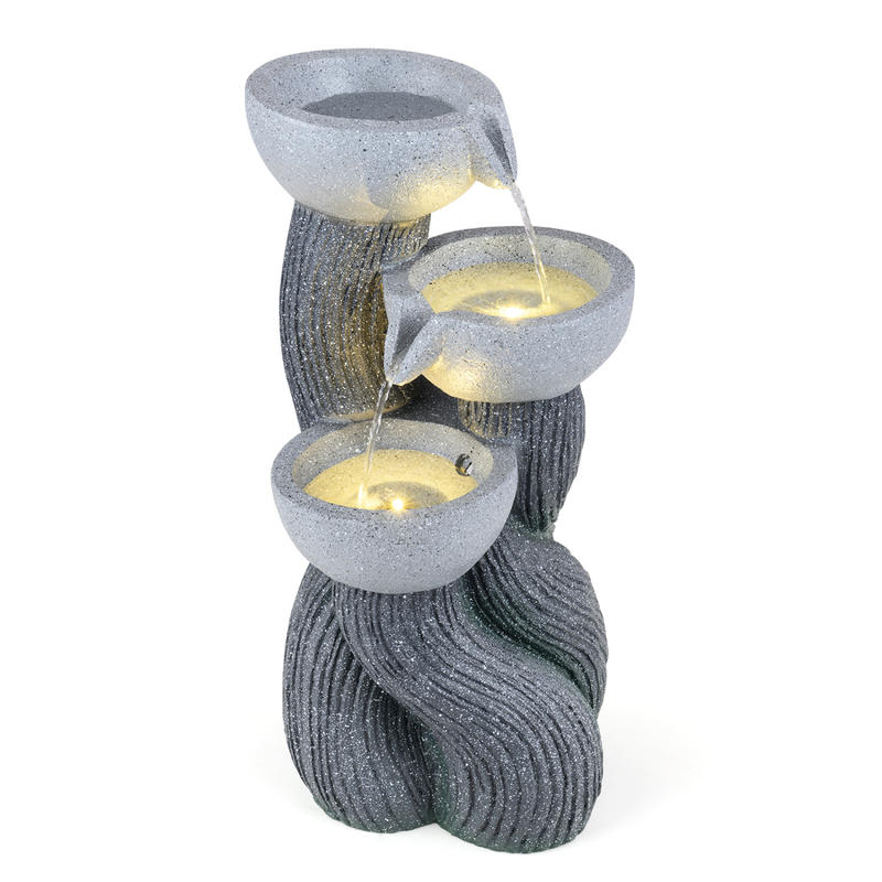 Fuente de Agua de 3 Niveles pa - Outdoor Lighting Deck reseña y precio