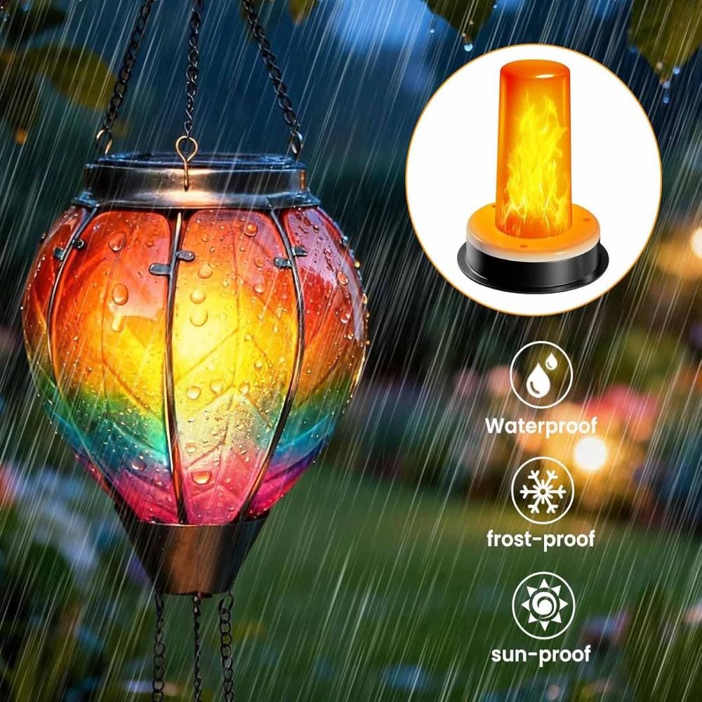 Antorcha de Llama Realista con - Fire Torch Solar reseña y precio