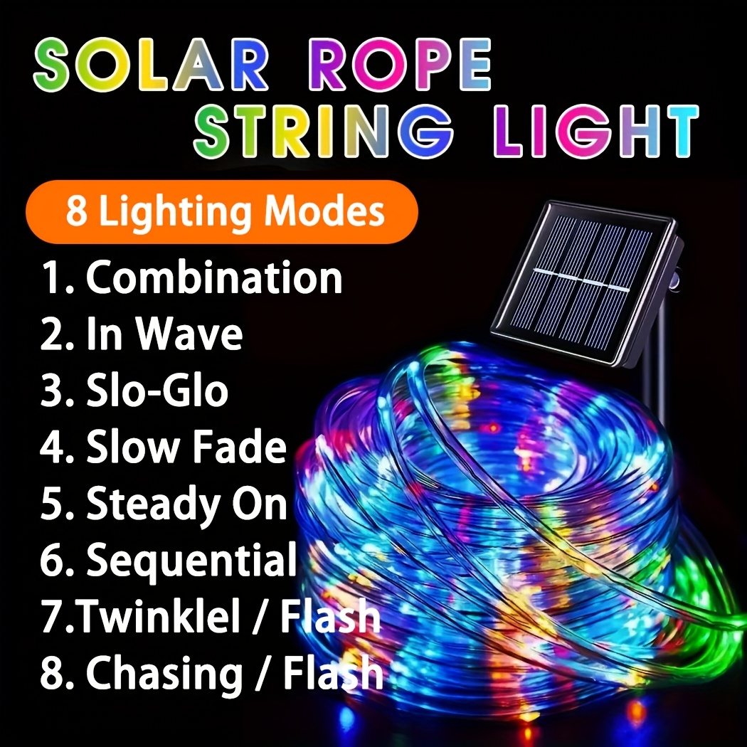 Guirnalda de Luces LED Solares - Outdoor Lighting Youtube reseña y precio