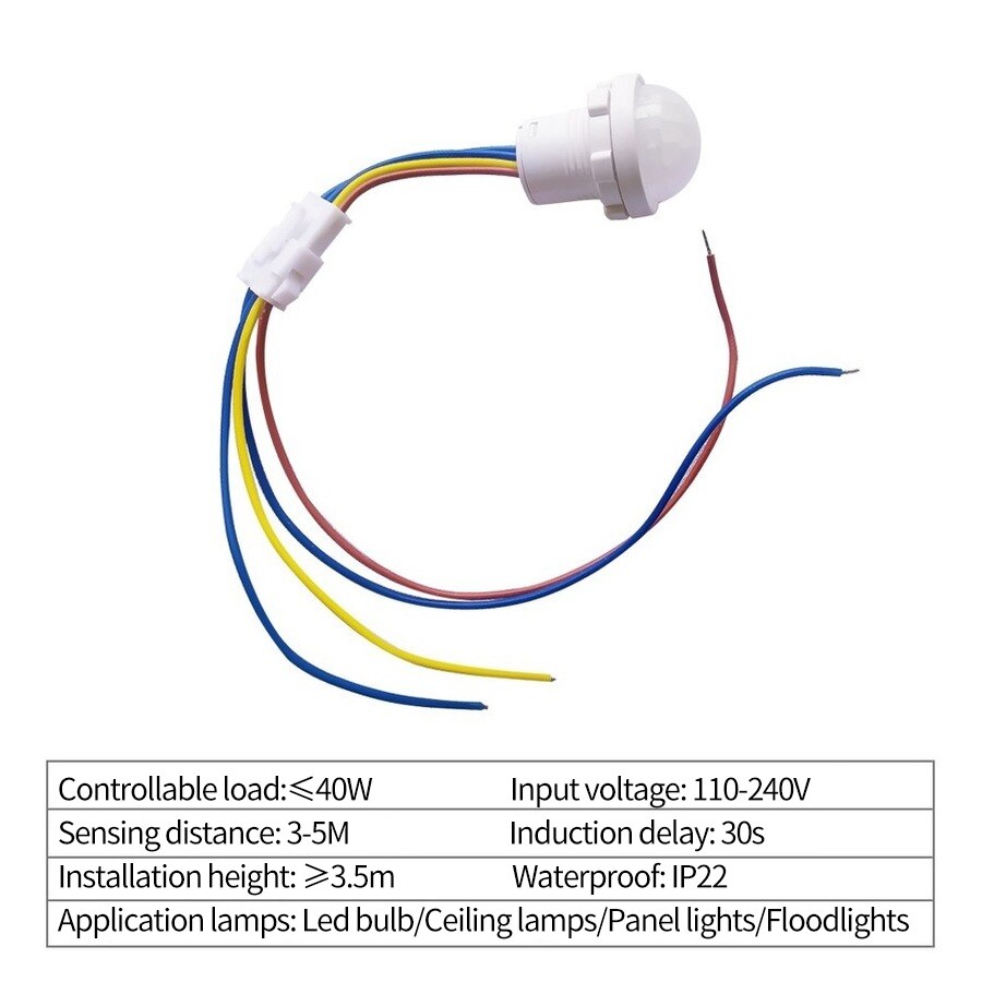 Sensor de Movimiento PIR, Inte - Outdoor Lighting With Motion Sensor reseña y precio
