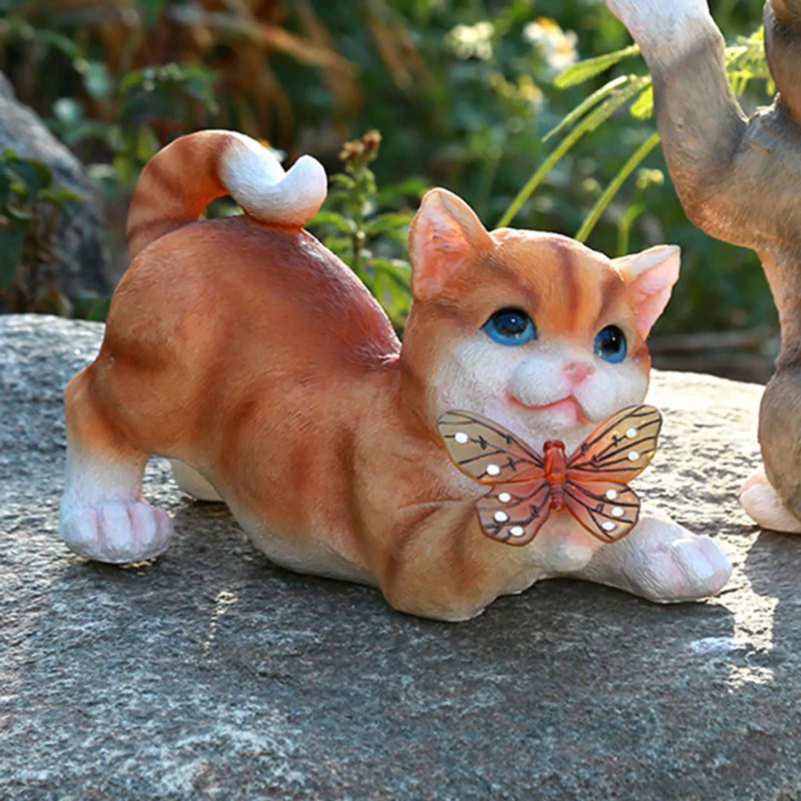 Escultura de gato al aire libr - Outdoor Lighting Traditional reseña y precio