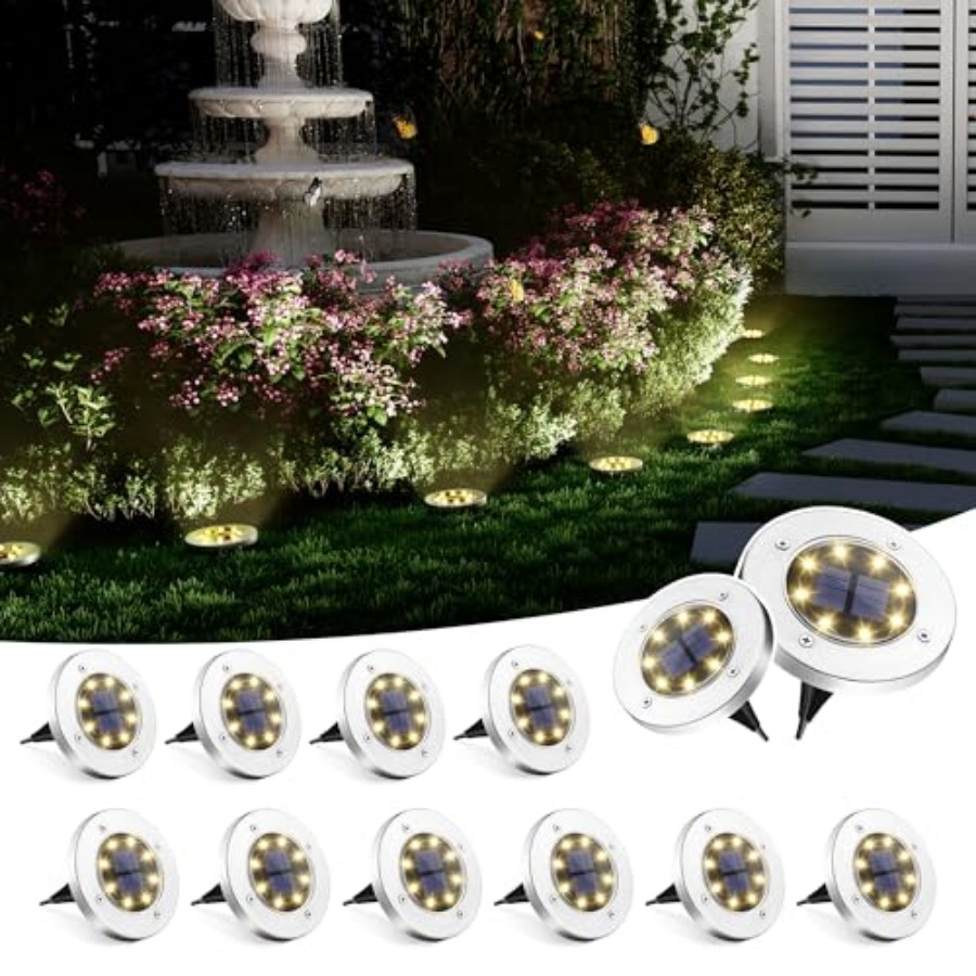 Luces Solares para Jardín, Luc - Outdoor Lighting Ground reseña y precio