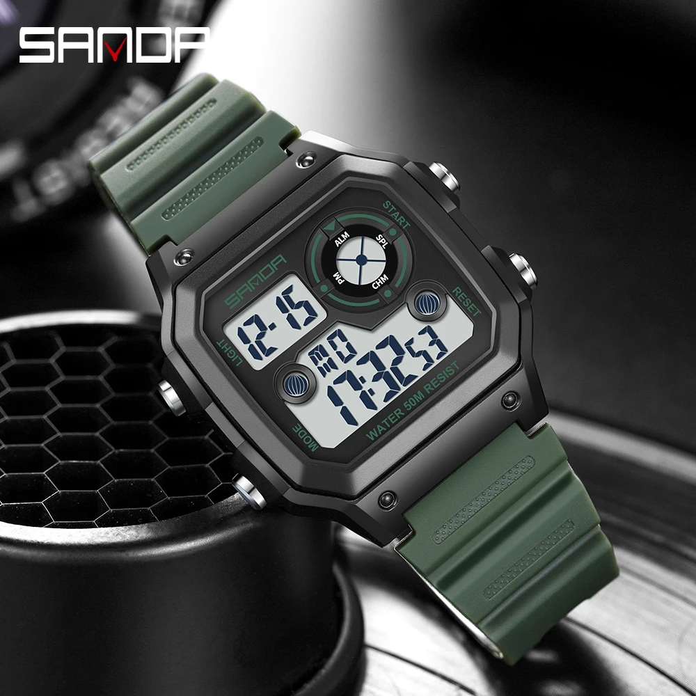 Reloj Deportivo SANDA 418 2026 - Outdoor Lighting Deck reseña y precio