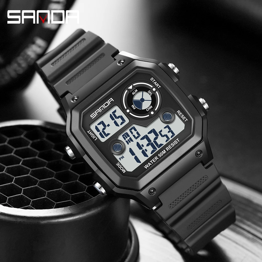 Reloj Deportivo SANDA 418 2026 - Outdoor Lighting Deck reseña y precio